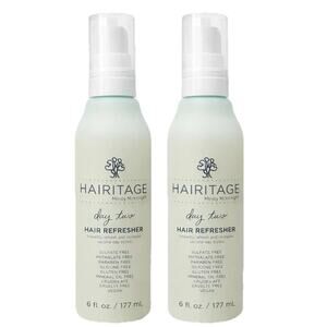 HAIRitage Day Two Hair Refresher Spray 6 fl oz (2 Pack) Vegan Sulfate Free
